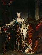 Portrait of Empress Elizabeth Petrovna Louis Tocque